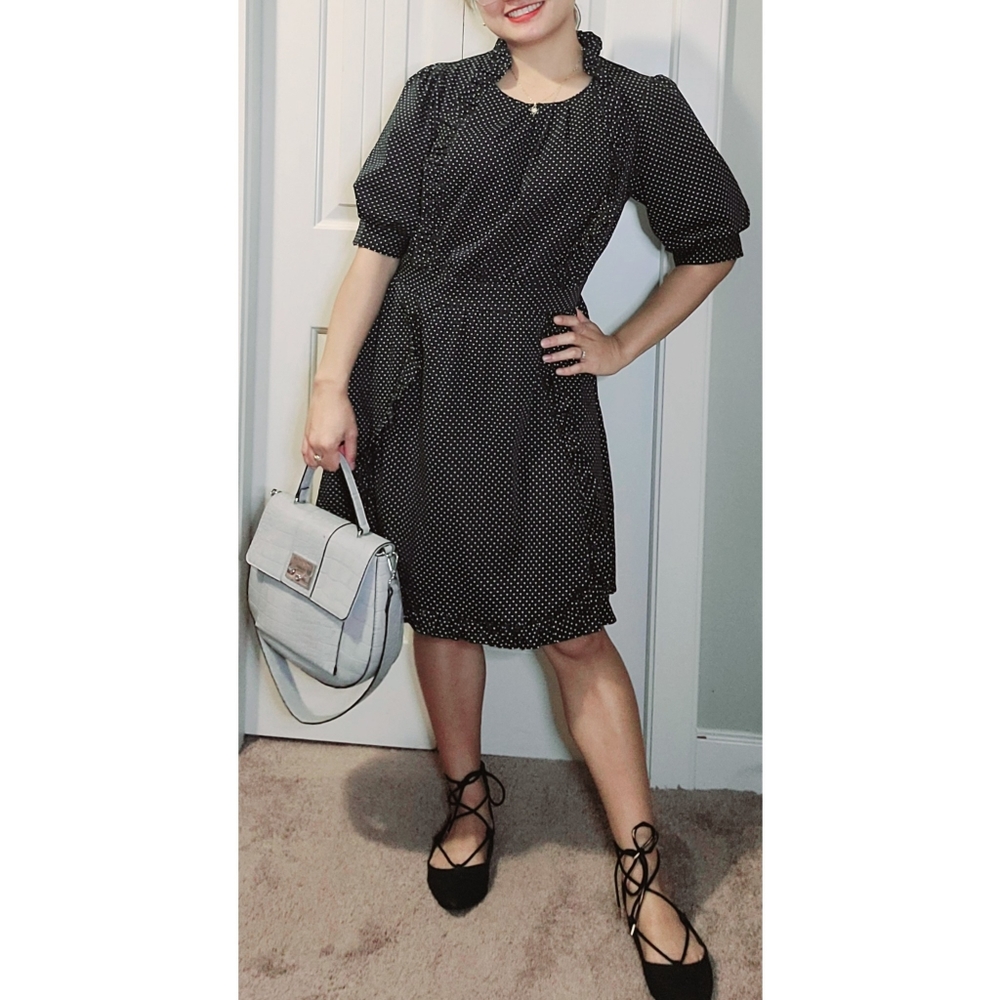 Jeanne D'Arc Vintage Polkadot Dress
